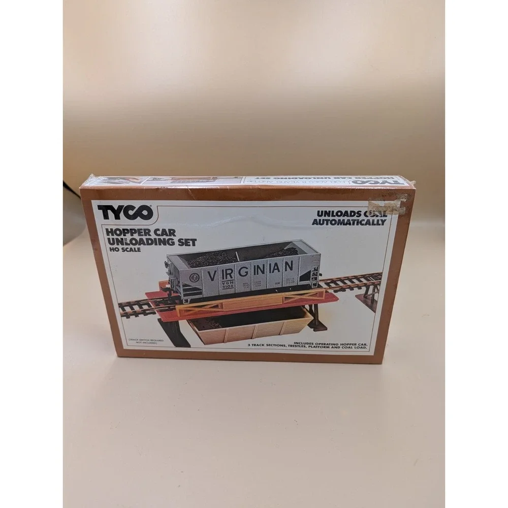 Rare Sealed Tyco HO Train Hopper Car Unloading Set NO. 862 In Original Box